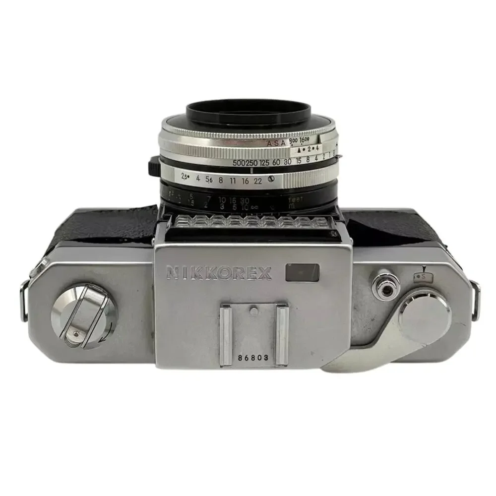 Nikkorex 35 Leaf Shutter SLR Film Camera w/ Nikkor-Q 50mm f/2.5 Lens – VTG Japan